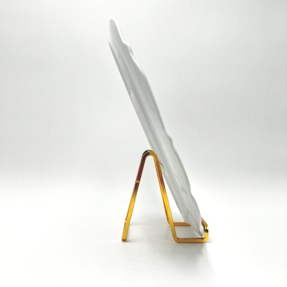 Hand-Painted XL Pink Roses Plate By Haggerly Decorative Wall Or Table Art *READ* - Picture 7 of 8